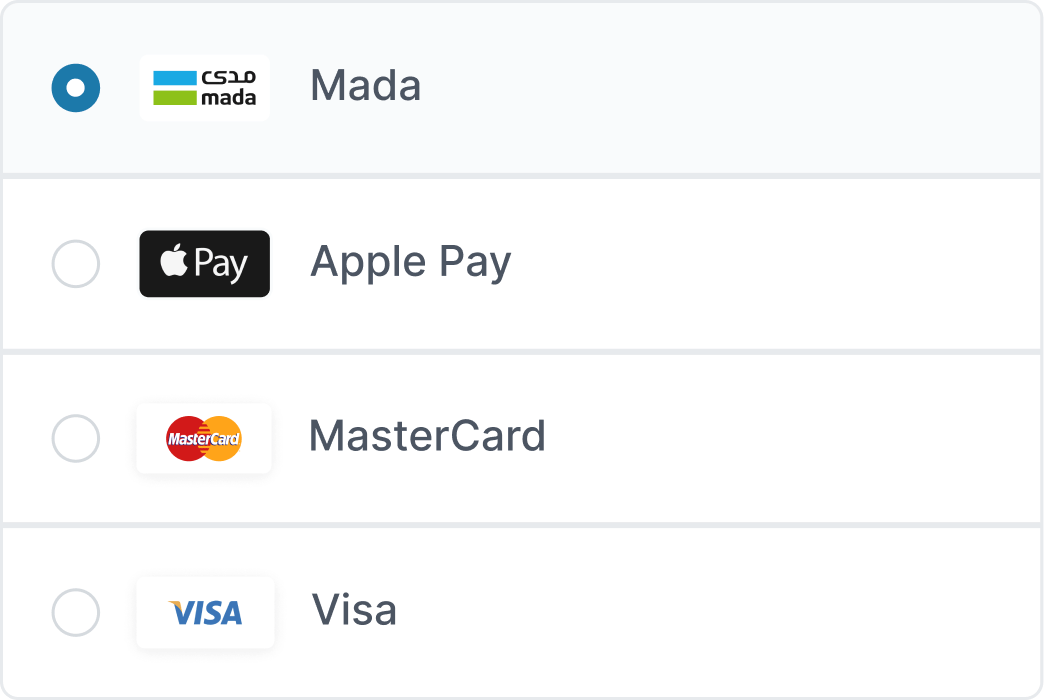 payment methods